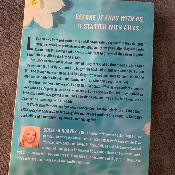 It Starts With Us by Colleen Hoover - Picture 2 of 2